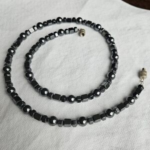 Fun Sparkly Hematite Beaded Necklace